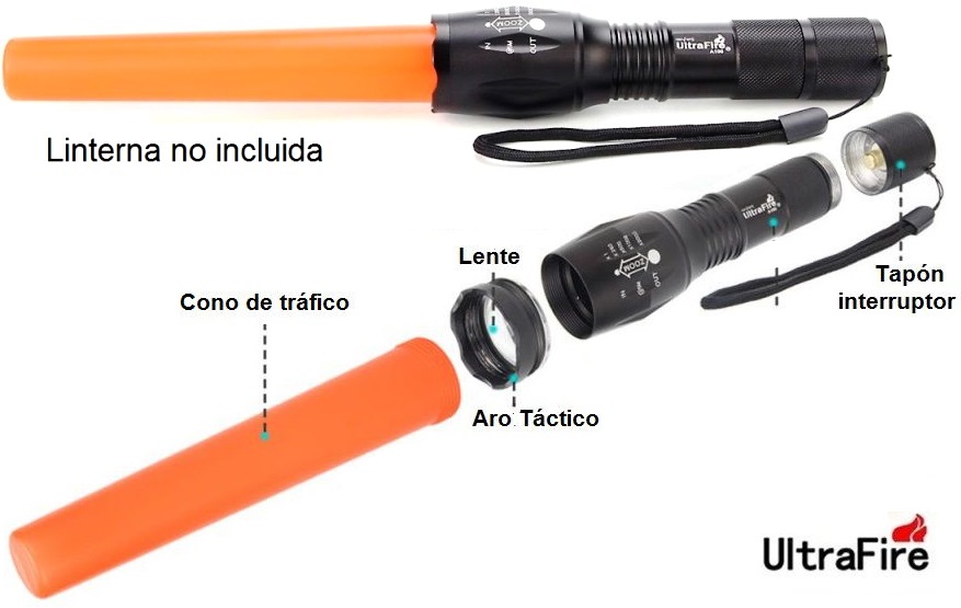 Cono Ultrafire A100 Trafico